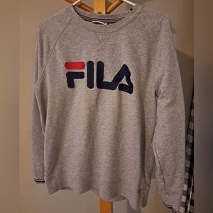 Fila Gray Crewneck Women's Sweater
